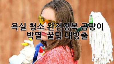 욕실 ✨청소✨ 완전정복! 곰팡이 박멸 & 꿀팁 대방출 🛁