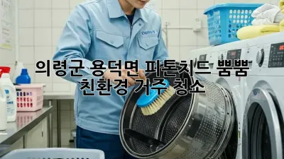 의령군 용덕면🏠 피톤치드 뿜뿜! 친환경 거주 청소🌿